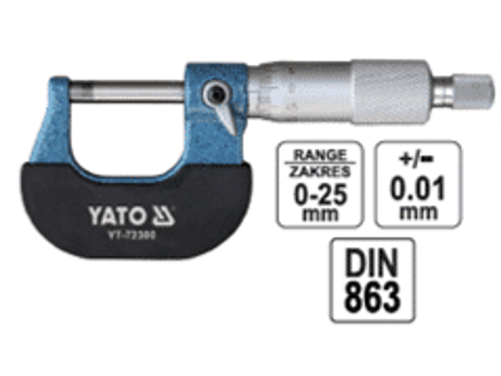 Micrómetro exterior 0-25 mm (+-0