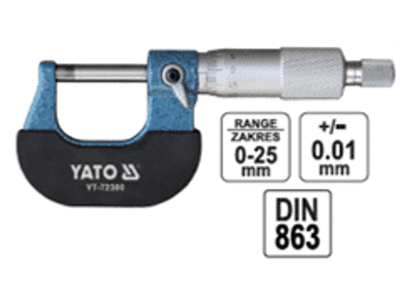Micrómetro exterior 0-25 mm (+-0