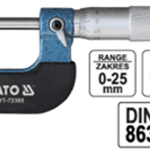 Micrómetro exterior 0-25 mm (+-0