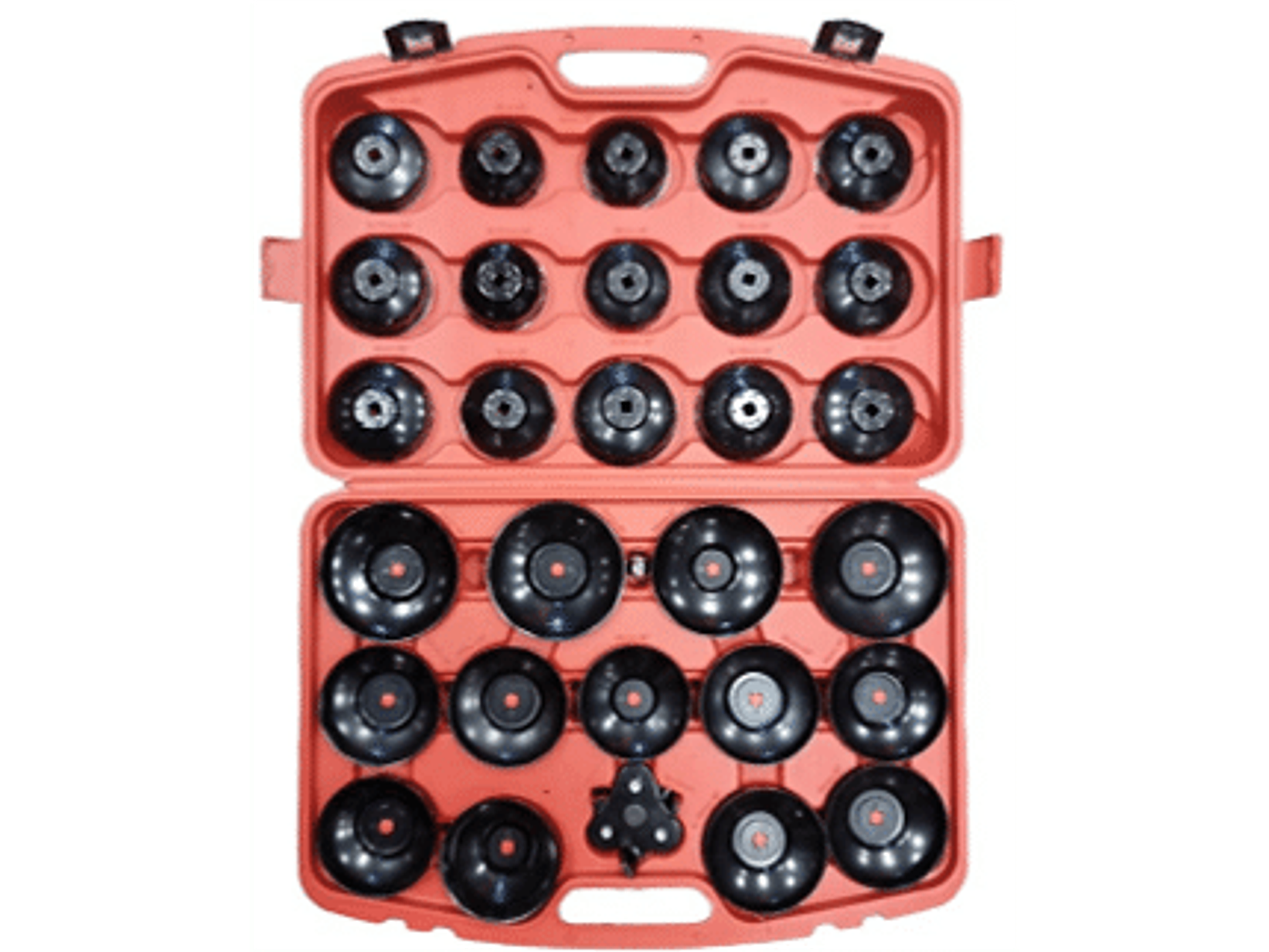 Juego de llaves de copa de 30 piezas para filtros de aceite