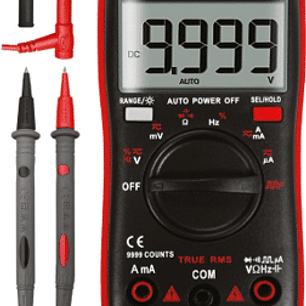 MEDIDOR DIGITAL TRUE RMS CON RANGO DE LCD AUTOMÁTICO 9999