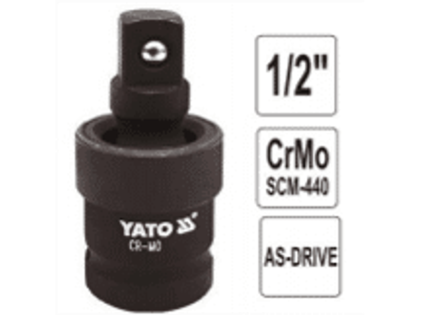 Junta cardánica de impacto, cuadrante de 1/2