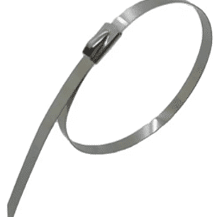 AMARRA METÁLICA AUTOBLOQUEANTE DE ACERO INOXIDABLE 7,9MM DE ANCHO X 400MM DE LARGO