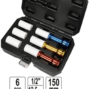 Set dados de impacto hexágonales extra largos 1/2