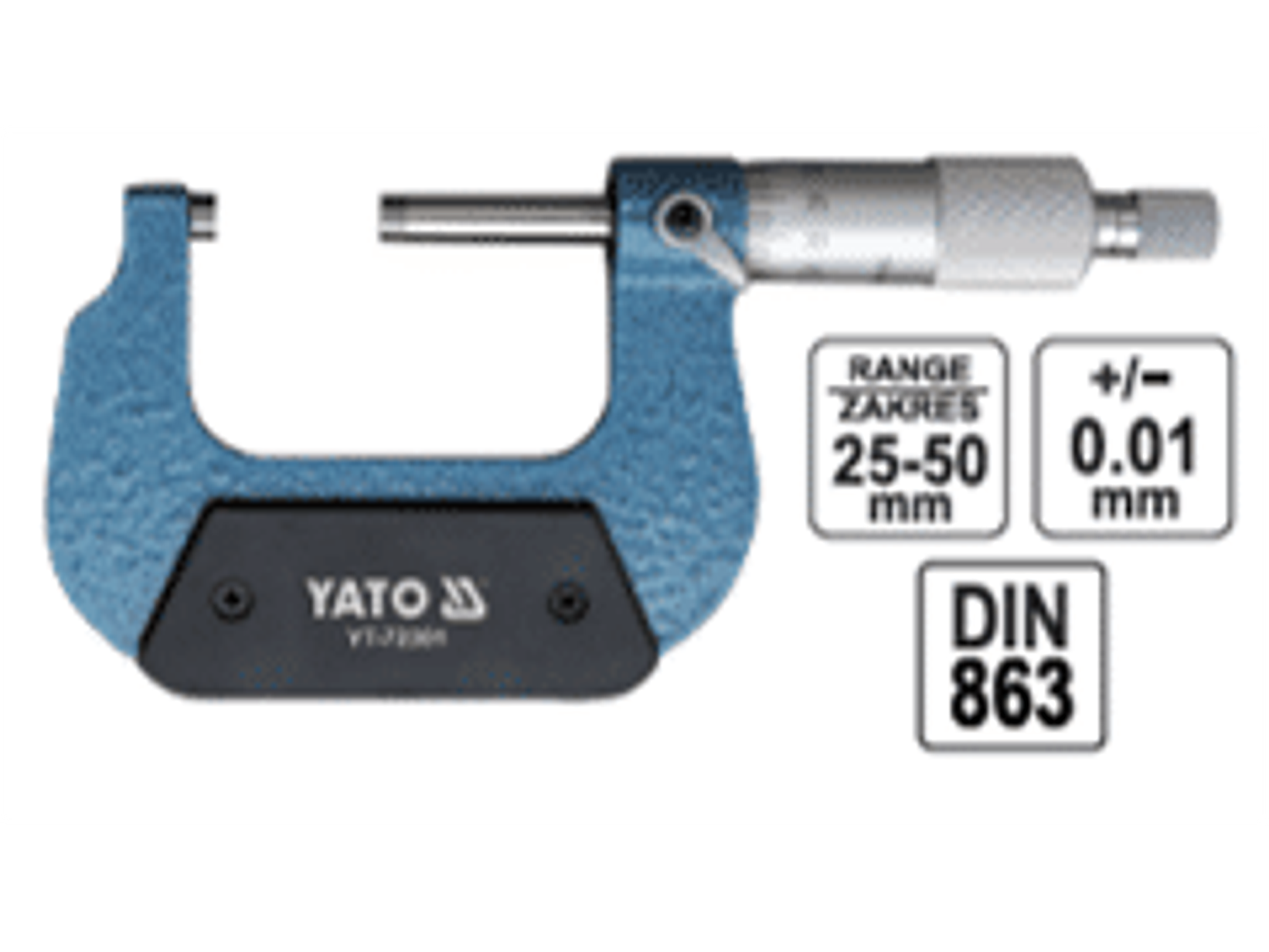 Micrómetro exterior 25-50 mm (+-0