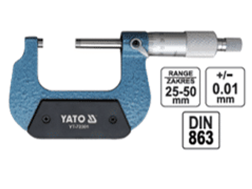 Micrómetro exterior 25-50 mm (+-0