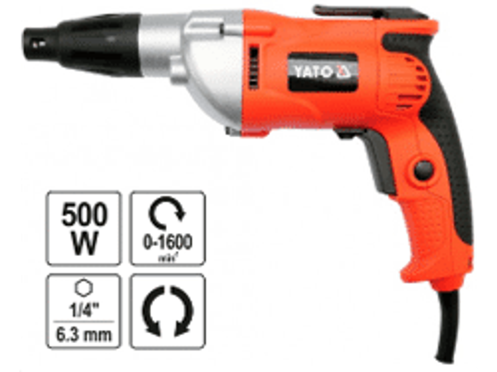 Destornillador eléctrico de 500 W para la fijación de placas de yeso