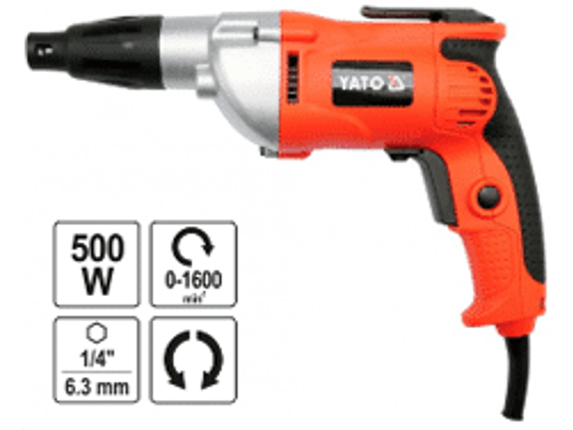 Destornillador eléctrico de 500 W para la fijación de placas de yeso