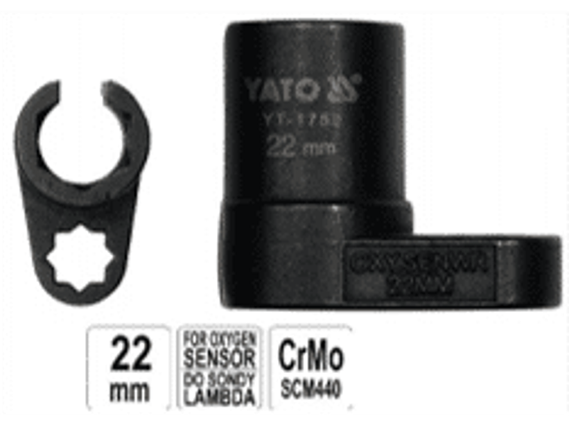 Dado para sensores de oxígeno 7/8