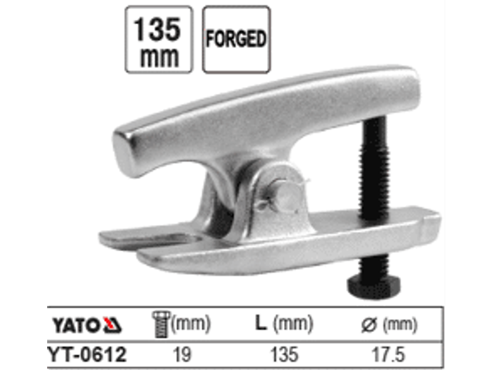 Extractor de rótulas 135 mm