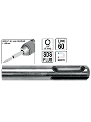 ADAPTADOR PARA PUNTAS TOMA SDS 1/4
