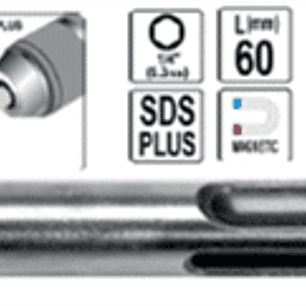 ADAPTADOR PARA PUNTAS TOMA SDS 1/4
