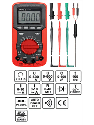 Multitester digital de 4 pines