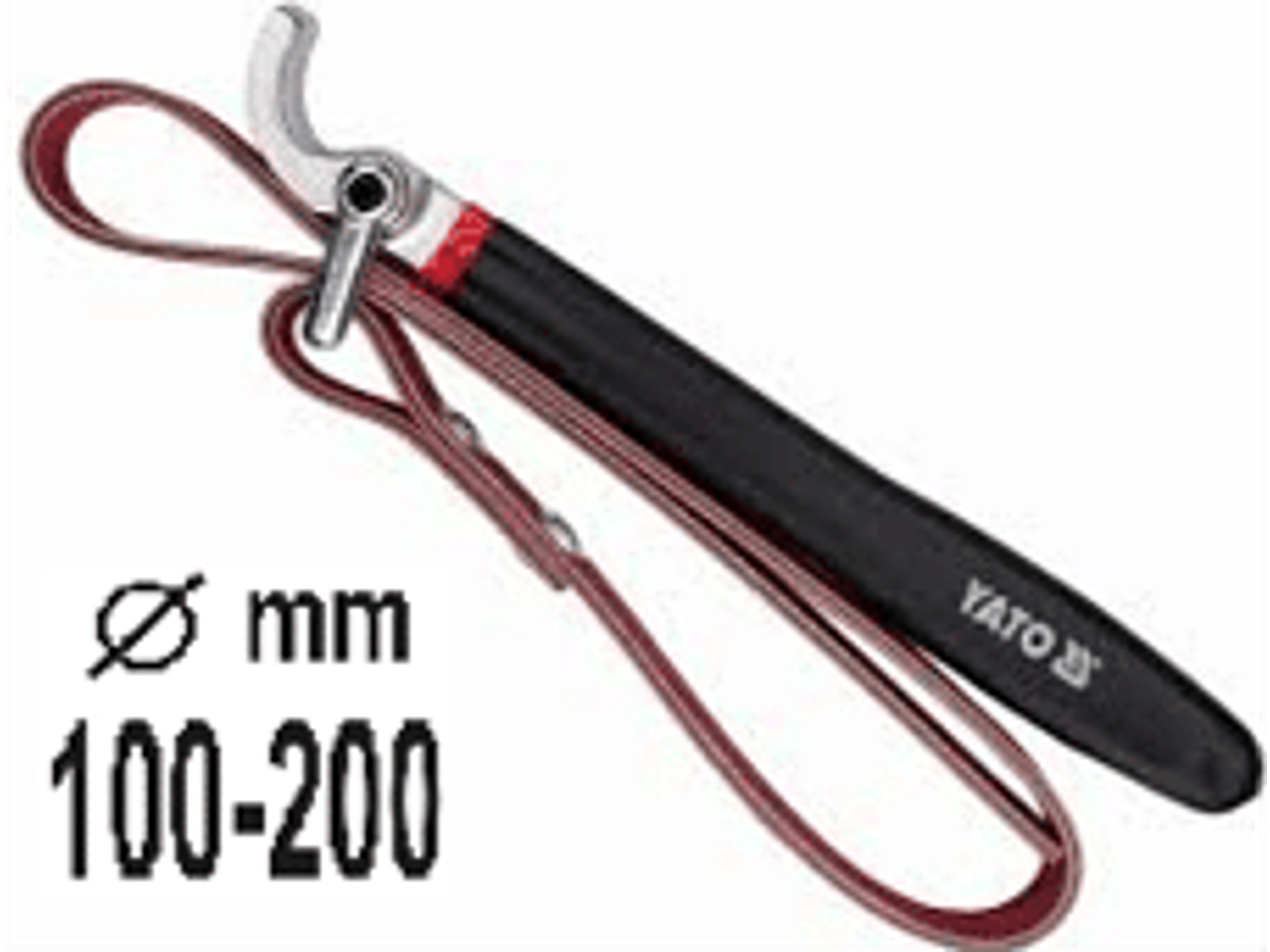 Llave saca filtro de aceite de cinta 100-200 mm