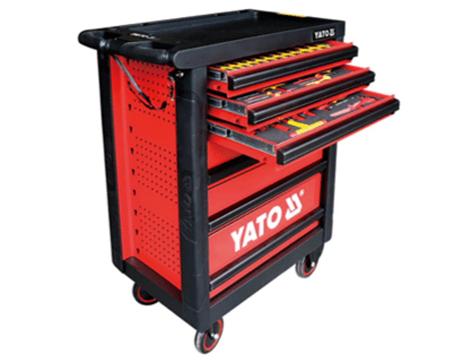 CARRO CON 69 HERRAMIENTAS DE ALTA GAMA AISLADAS Y CERTIFICADAS VDE-1000V