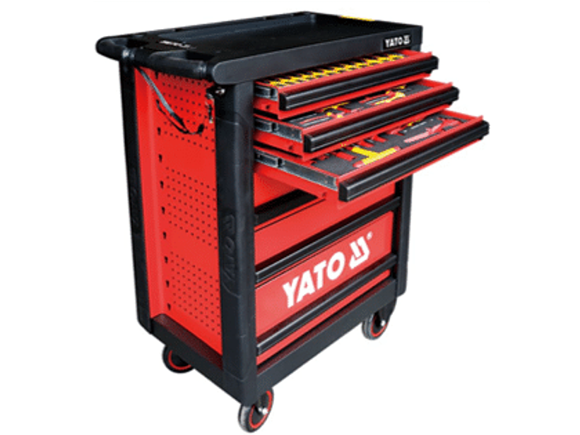 CARRO CON 69 HERRAMIENTAS DE ALTA GAMA AISLADAS Y CERTIFICADAS VDE-1000V