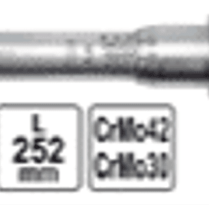 Llave de torque cuadrante 1/4