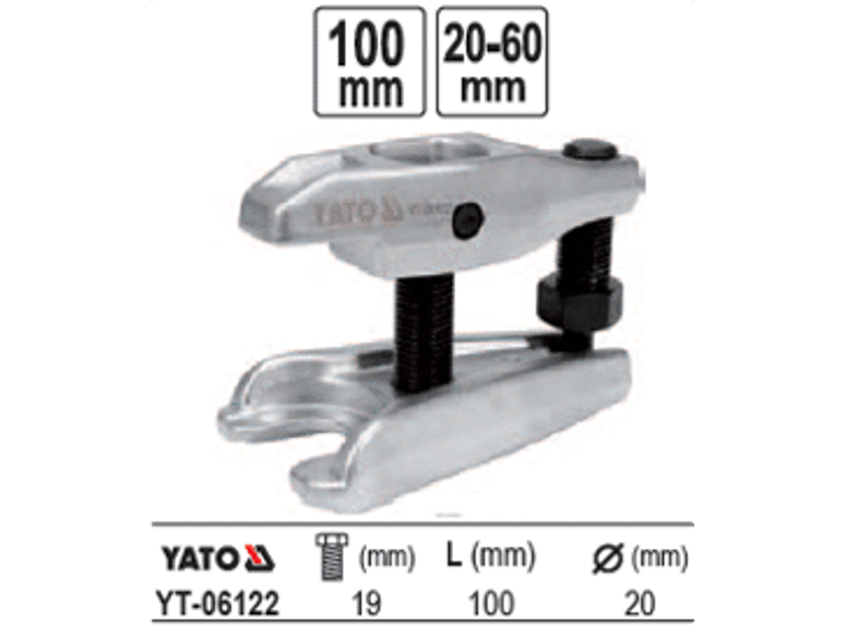 Extractor de rótulas 100 mm