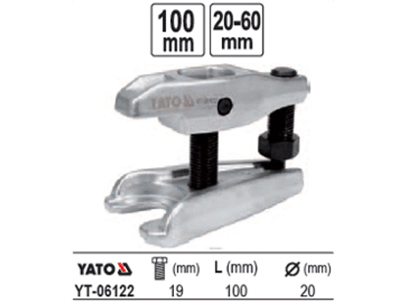 Extractor de rótulas 100 mm