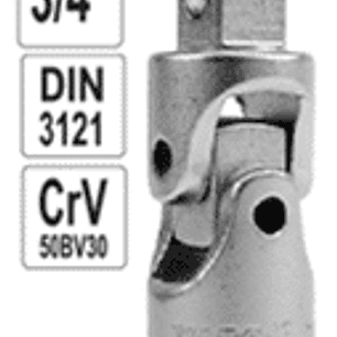 Junta cardánica cuadrante 3/4