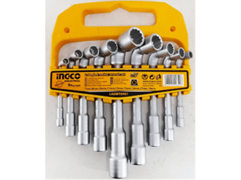 JUEGO DE 9 LLAVES DADO (TIPO PIPA-ABIERTA) CR-V EN 