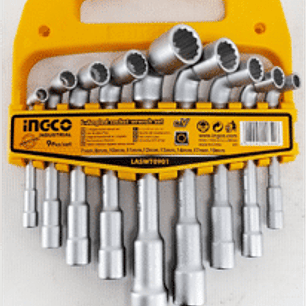 JUEGO DE 9 LLAVES DADO (TIPO PIPA-ABIERTA) CR-V EN 