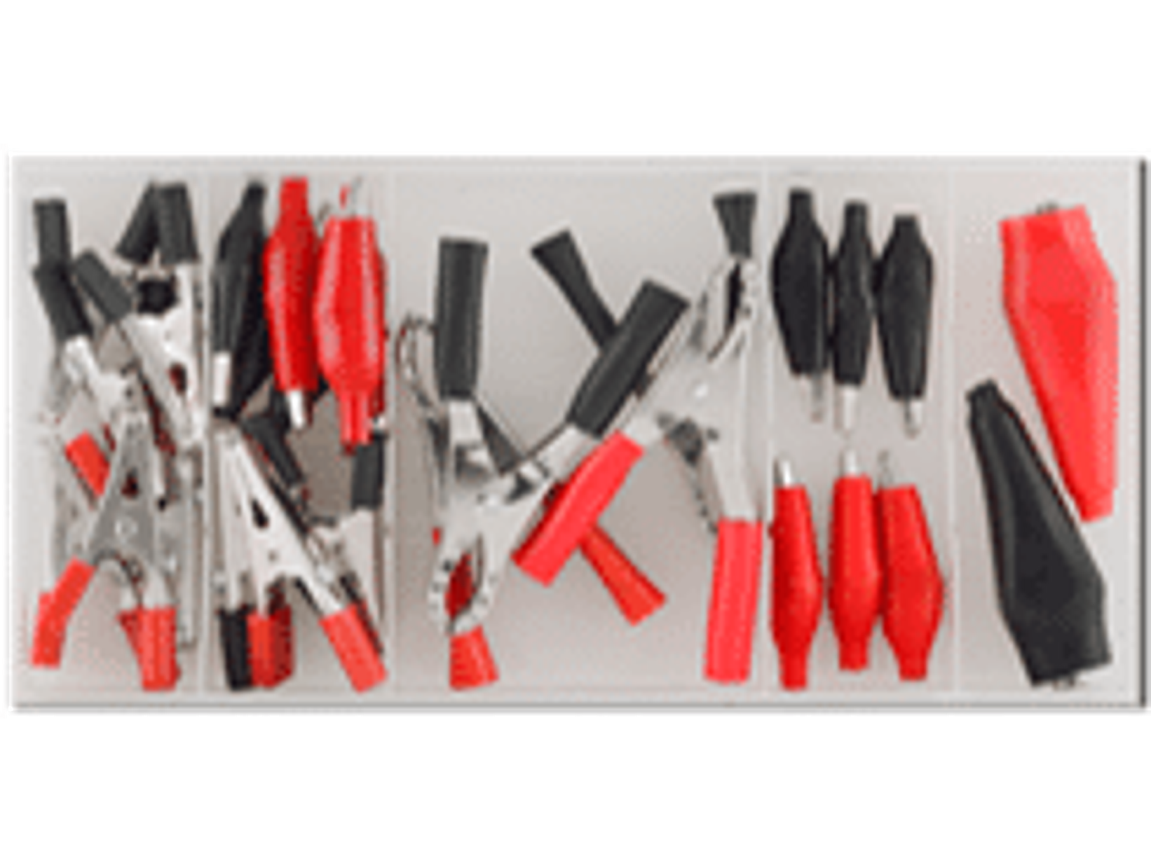 Display surtido de pinzas de polaridad 28un