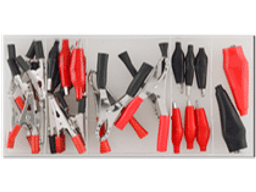 Display surtido de pinzas de polaridad 28un