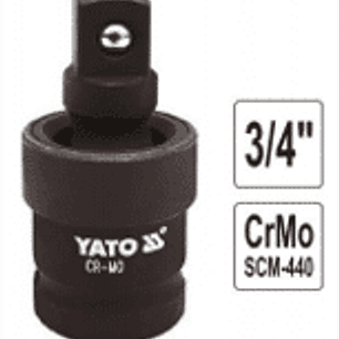 Junta cardánica de impacto, cuadrante de 3/4