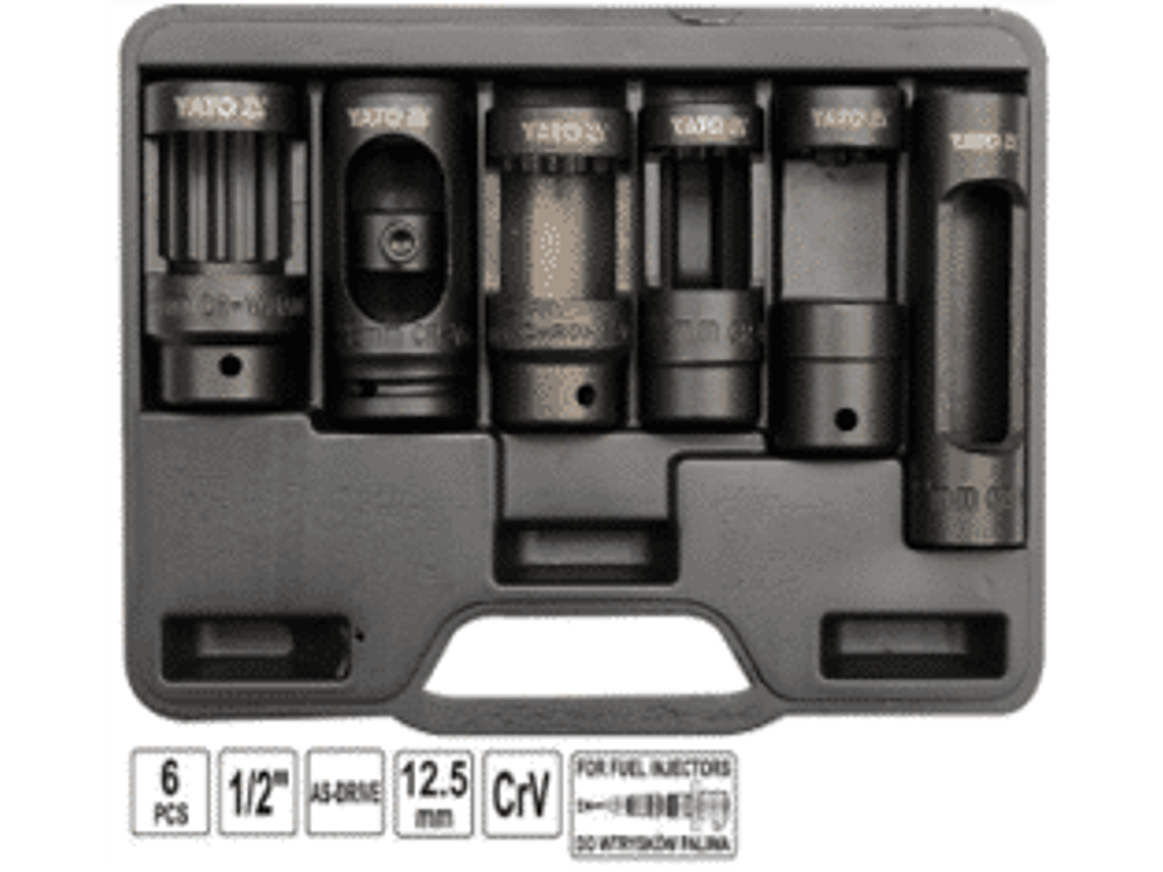 Juego de dados profesionales para inyección en motor diesel