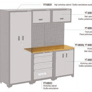 ENCIMERA ESTÁNDAR DE MADERA PARA DOS MÓDULOS 1320 x 457 x 22 mm NO SE VENDEN POR SEPARADO