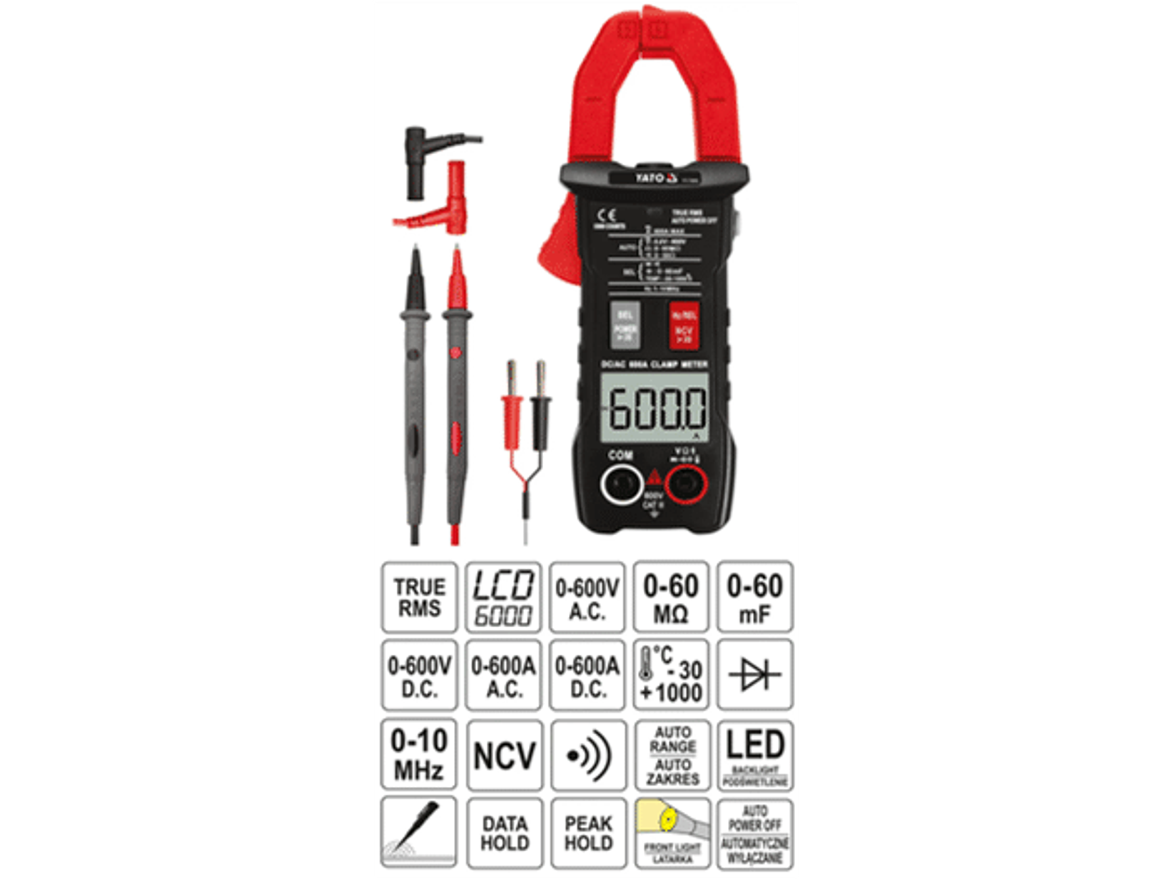 PINZA AMPERIMETRICA DIGITAL