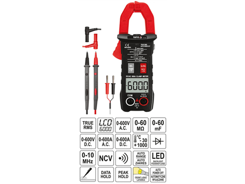 PINZA AMPERIMETRICA DIGITAL