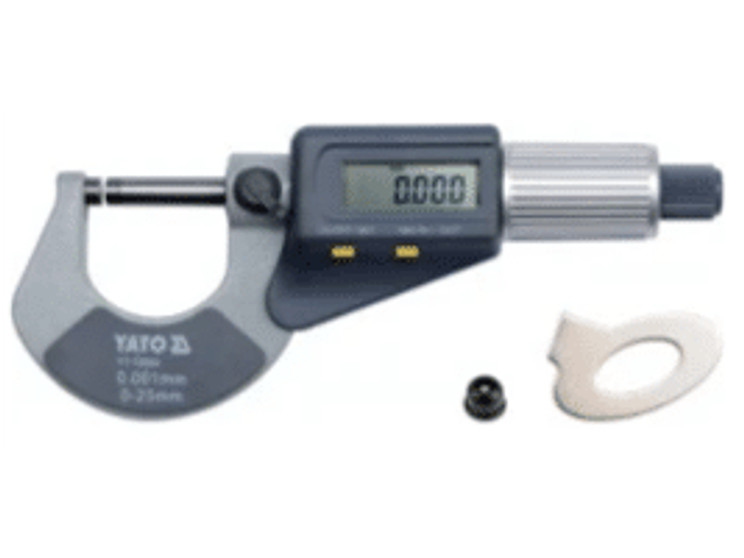 Micrómetro exterior digital 0-25 mm (+-0