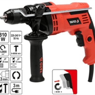 Taladro con percutor mandril de 1/2