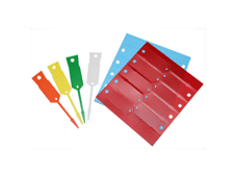 LLAVERO IDENTIFICACION SET 1000 PZS COLOR BLANCO