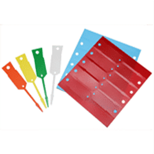 LLAVERO IDENTIFICACION SET 1000 PZS COLOR BLANCO