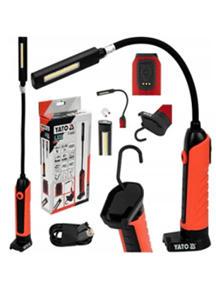 Lámpara de taller LED COB flexible YATO