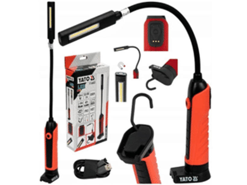 Lámpara de taller LED COB flexible YATO