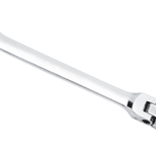 Llave punta corona articulada con chicharra (72 dientes) 11 mm