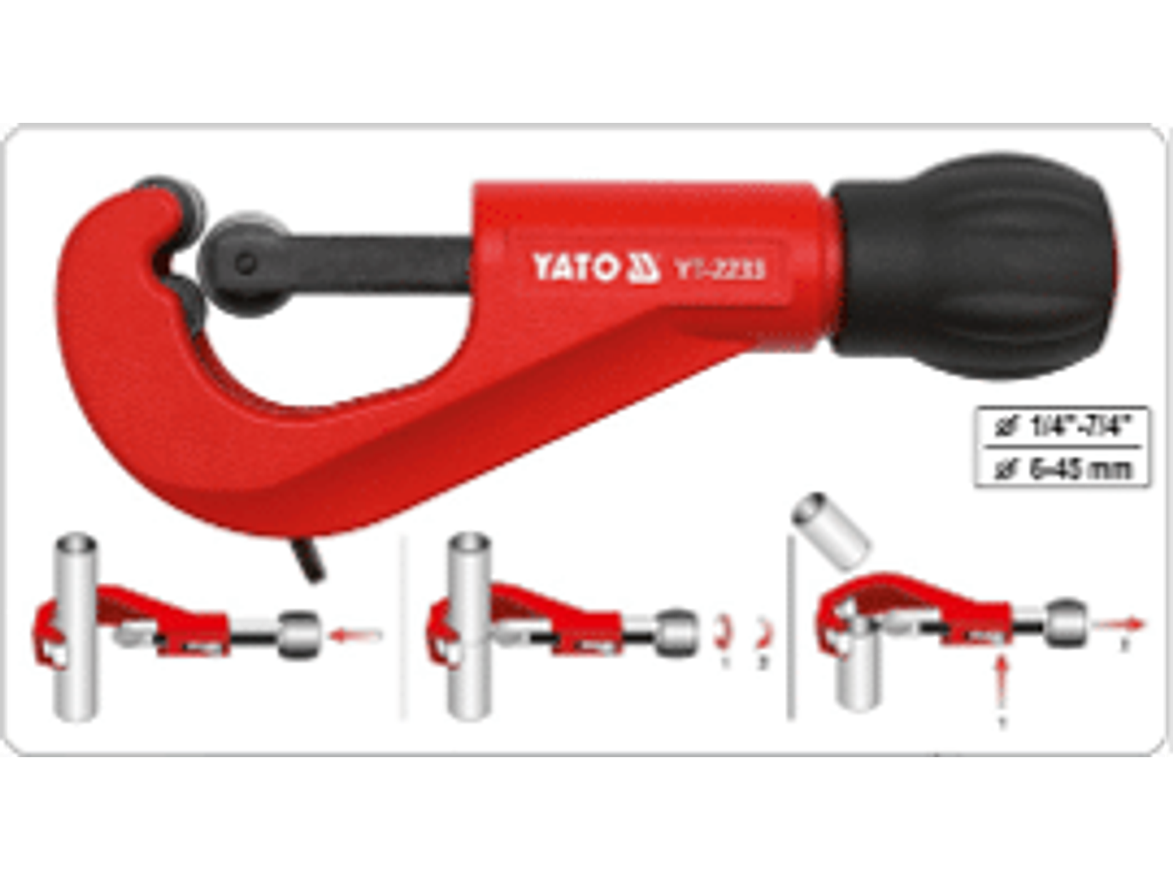 Cortador de tubos 1/4