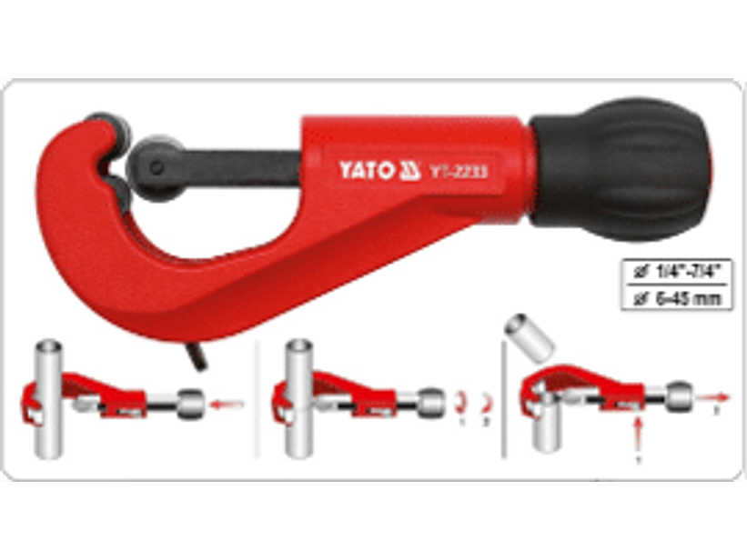 Cortador de tubos 1/4