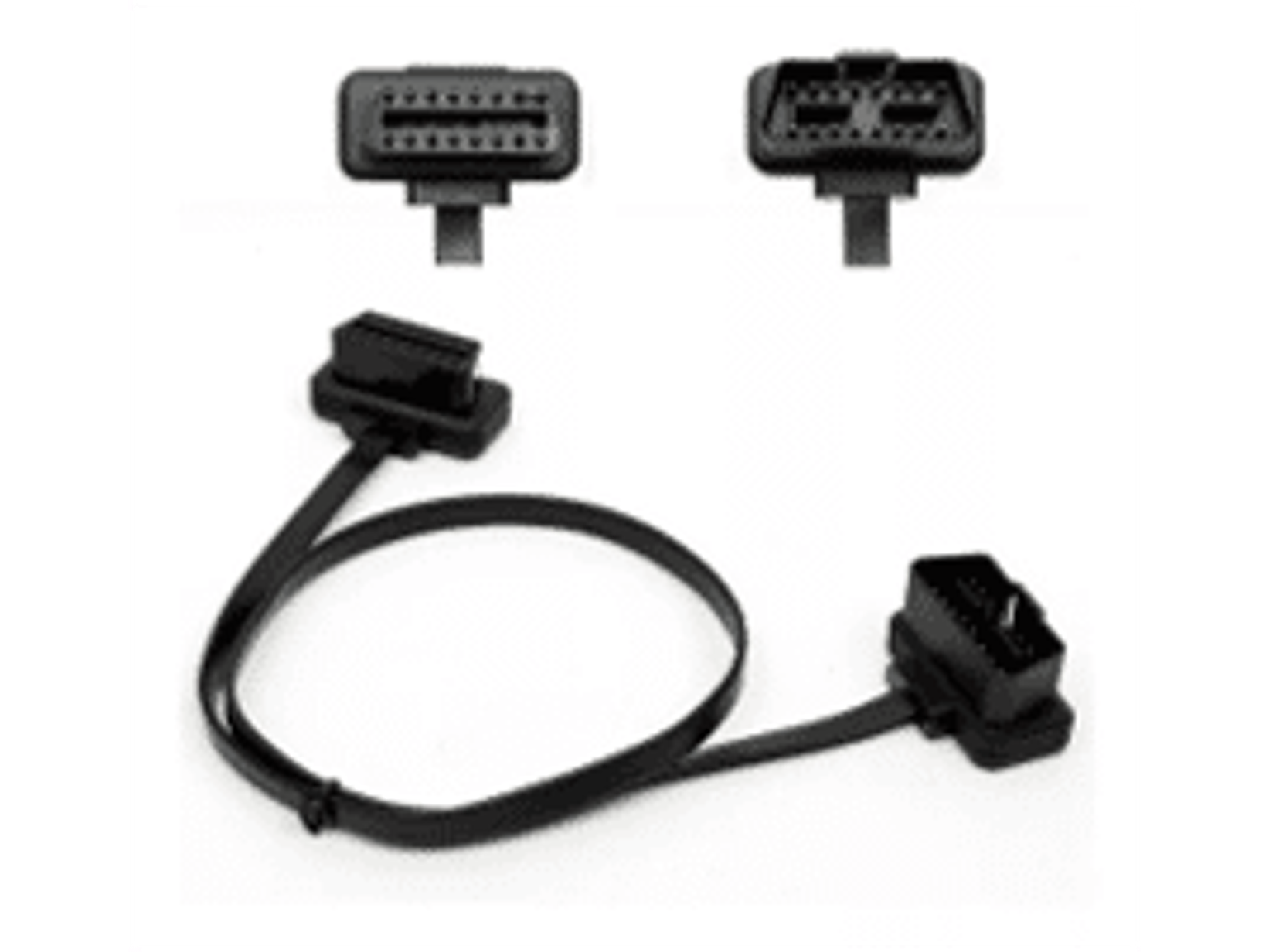 Cable de extensión OBD2 de 60CM, conector OBD2 de 16 pines macho a hembra de 16 pines OBD II