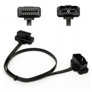 Cable de extensión OBD2 de 60CM, conector OBD2 de 16 pines macho a hembra de 16 pines OBD II