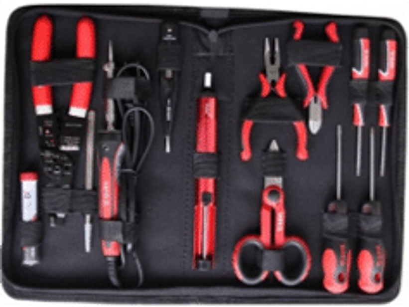 Estuche de herramientas para electrónico