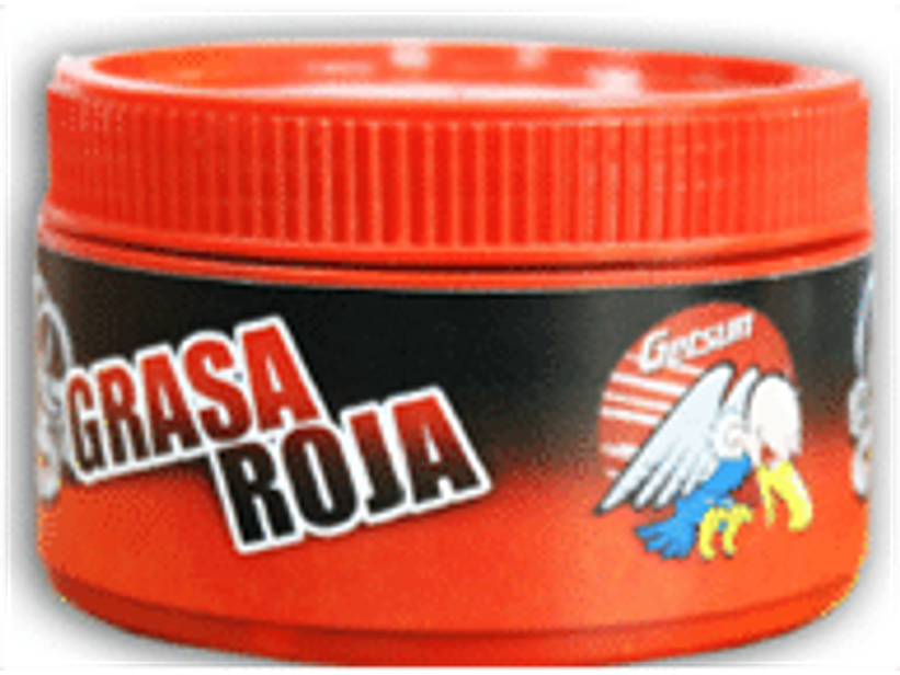 Grasa roja. Contenido 250 grs.