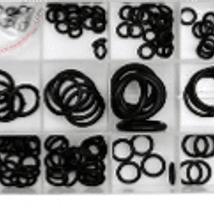 Display surtido de O-ring en mm