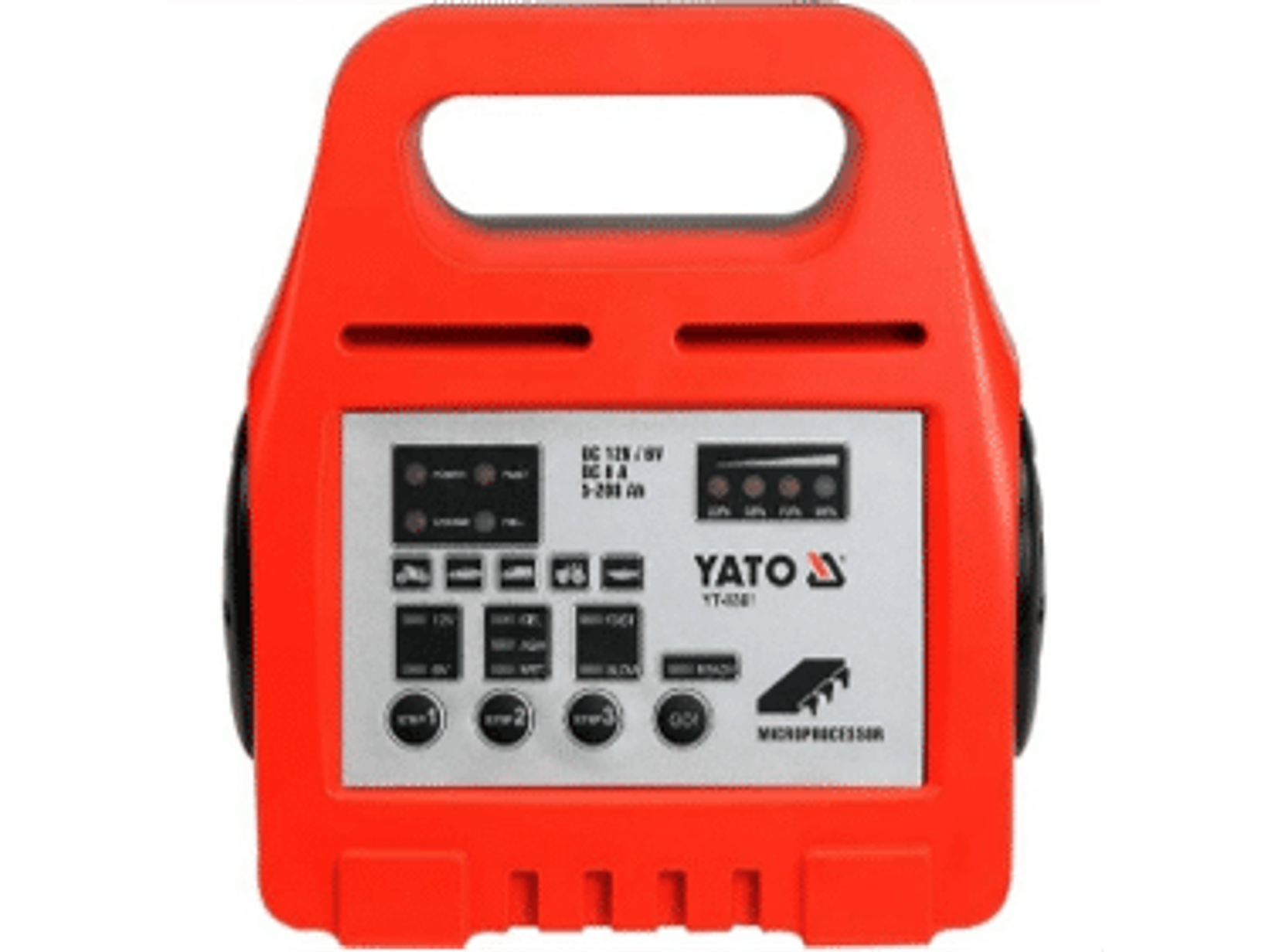 Cargador de baterías inteligente electrónico 6/12V 8A 5-200Ah