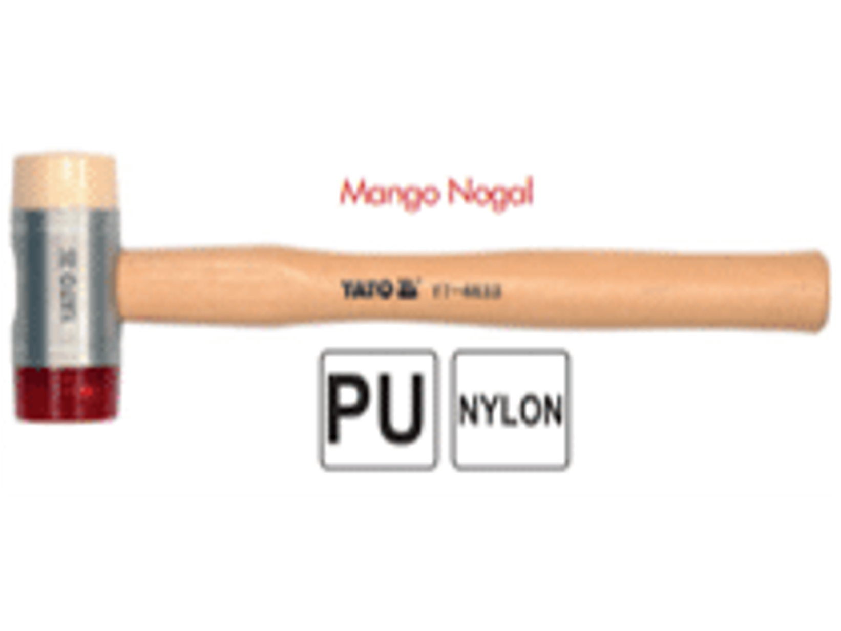 Martillo para desabollar poliuretano nylon 340 grs 35mm