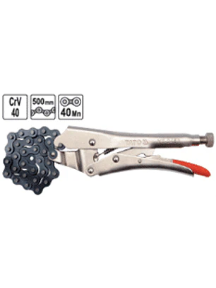 Llave de cadena saca filtro tipo caimán 10